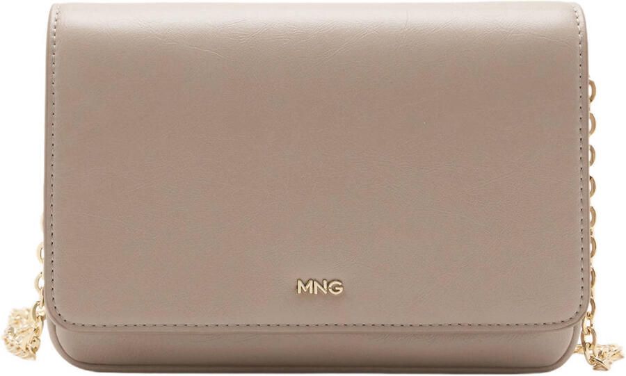 Mango crossbody tas beige