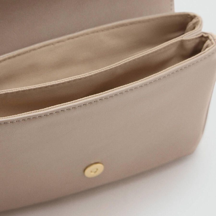 Mango crossbody tas beige - Foto 2