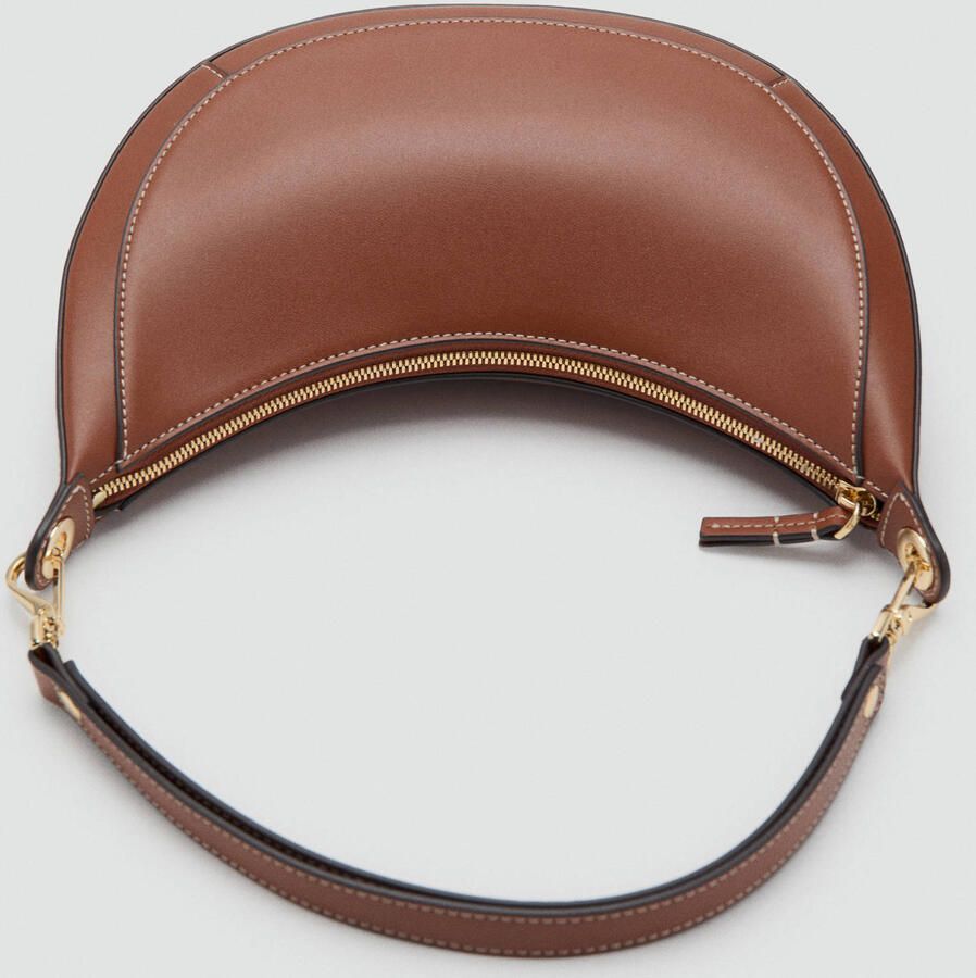 Mango crossbody tas bruin - Foto 2