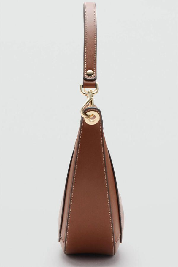 Mango crossbody tas bruin - Foto 3