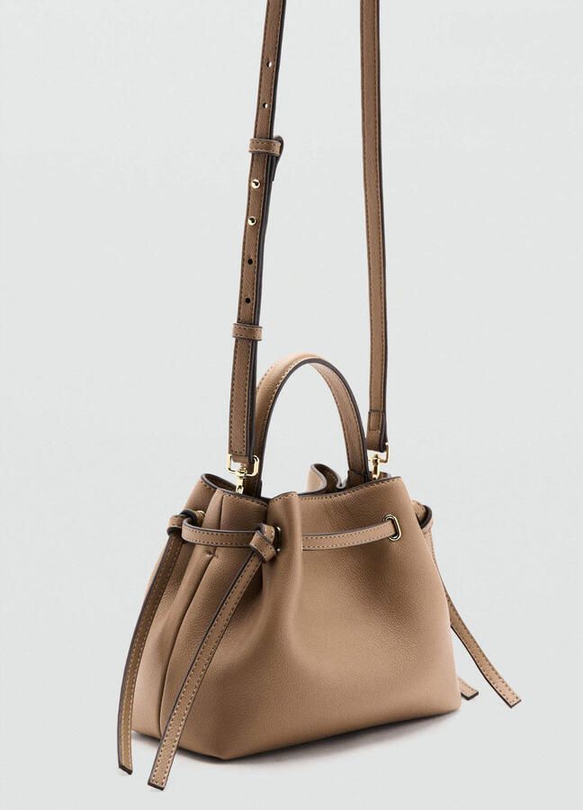 Mango crossbody tas bruin - Foto 3