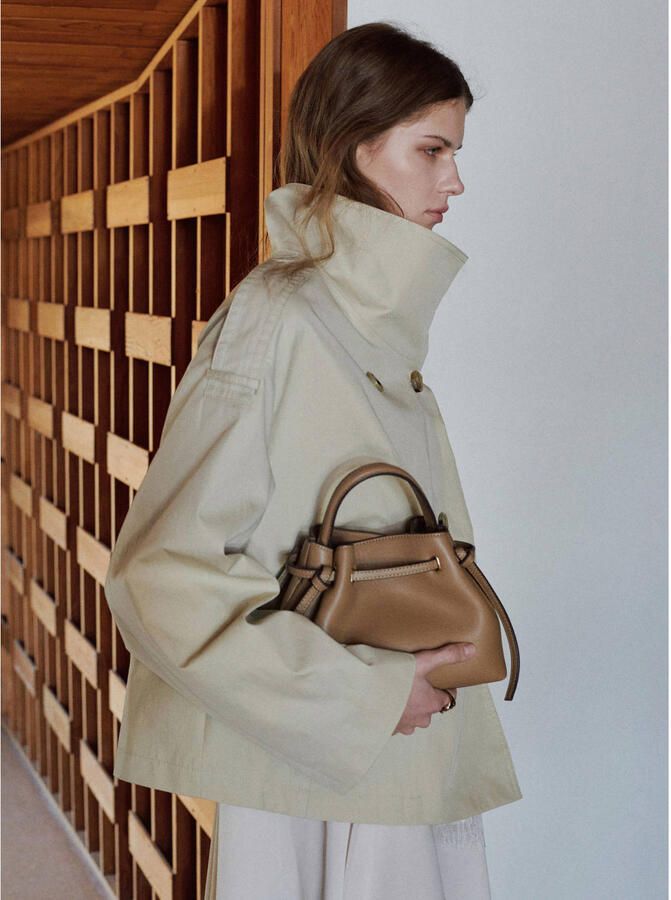 Mango crossbody tas bruin - Foto 2