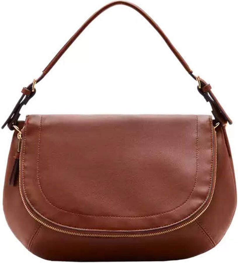 Mango crossbody tas bruin