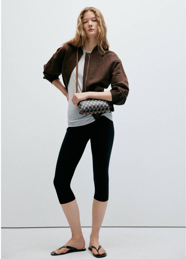 Mango crossbody tas donkerblauw - Foto 2