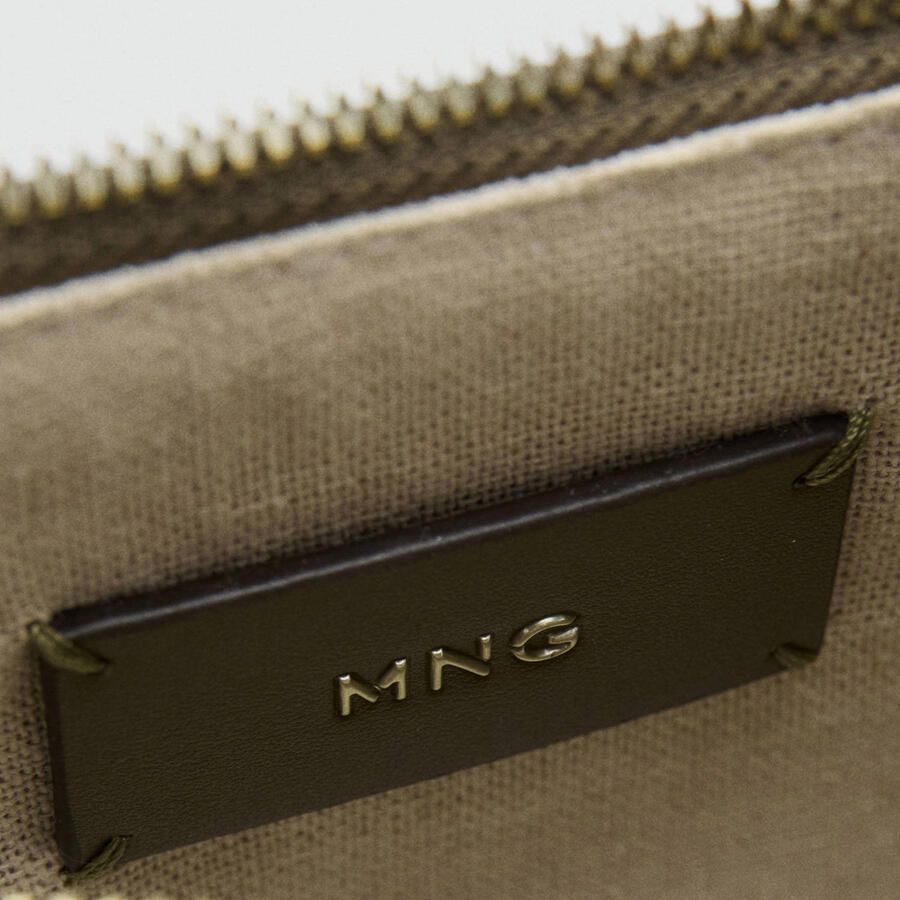 Mango crossbody tas kaki - Foto 2