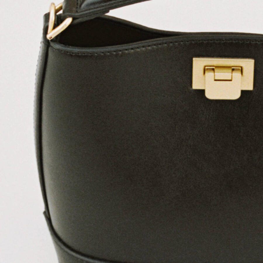 Mango crossbody tas zwart - Foto 2