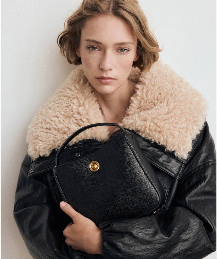 Mango crossbody tas zwart