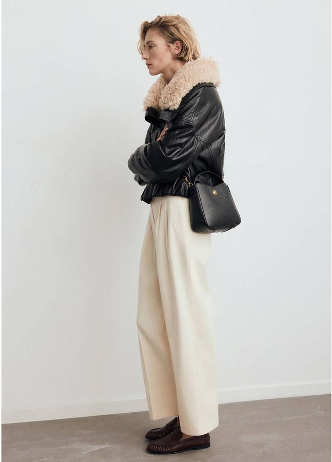 Mango crossbody tas zwart - Foto 2