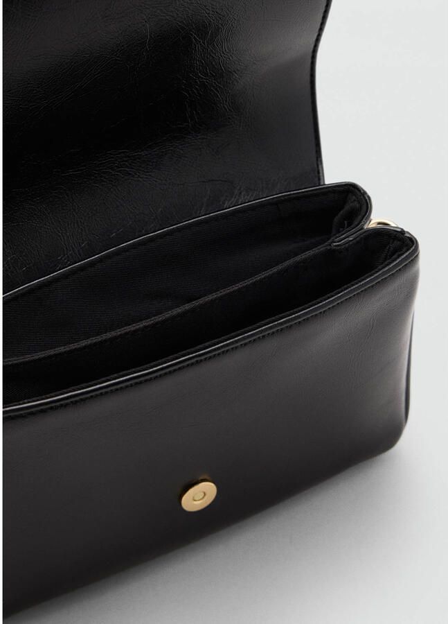 Mango crossbody tas zwart - Foto 2