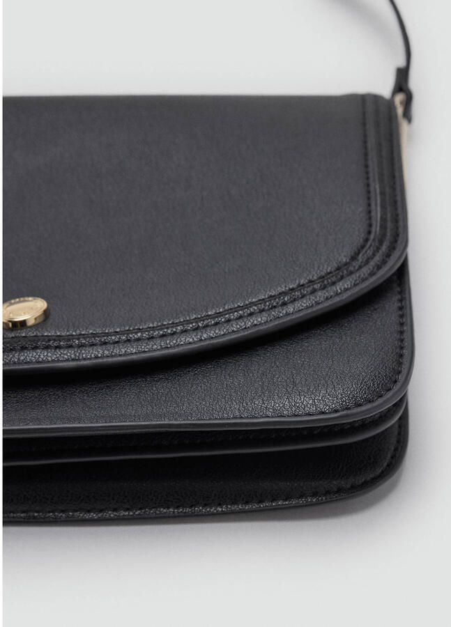 Mango crossbody tas zwart - Foto 3