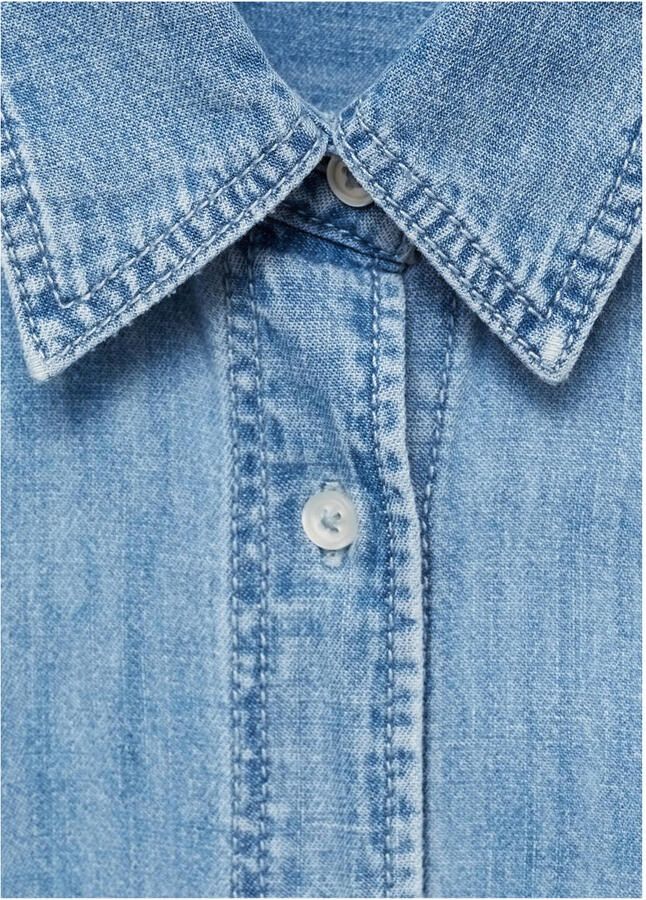 Mango denim blouse light blue denim - Foto 2