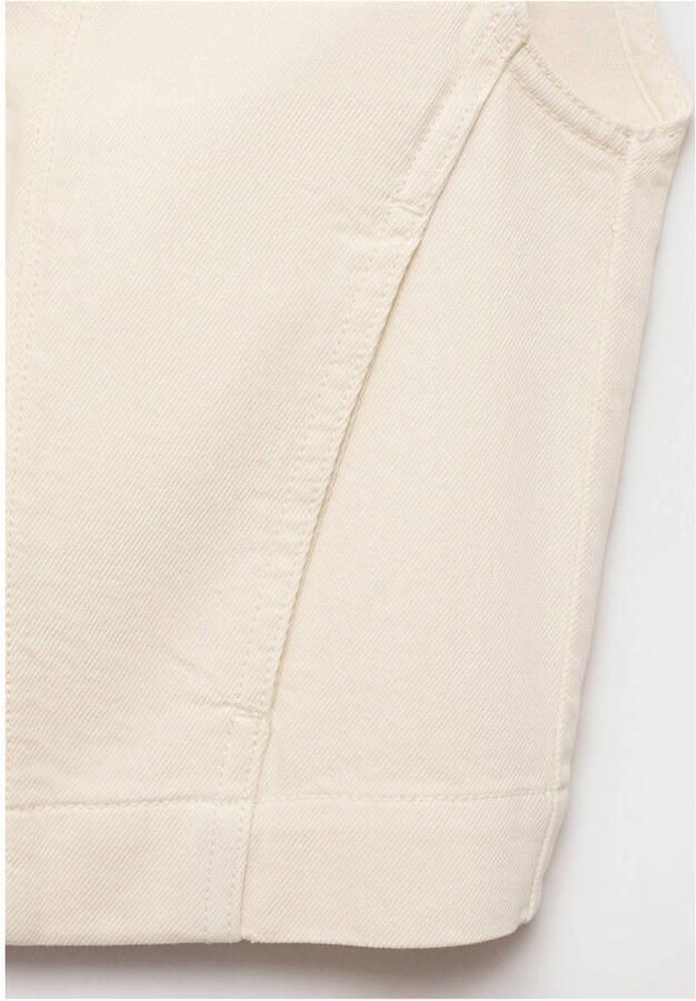 Mango denim gilet ecru - Foto 2