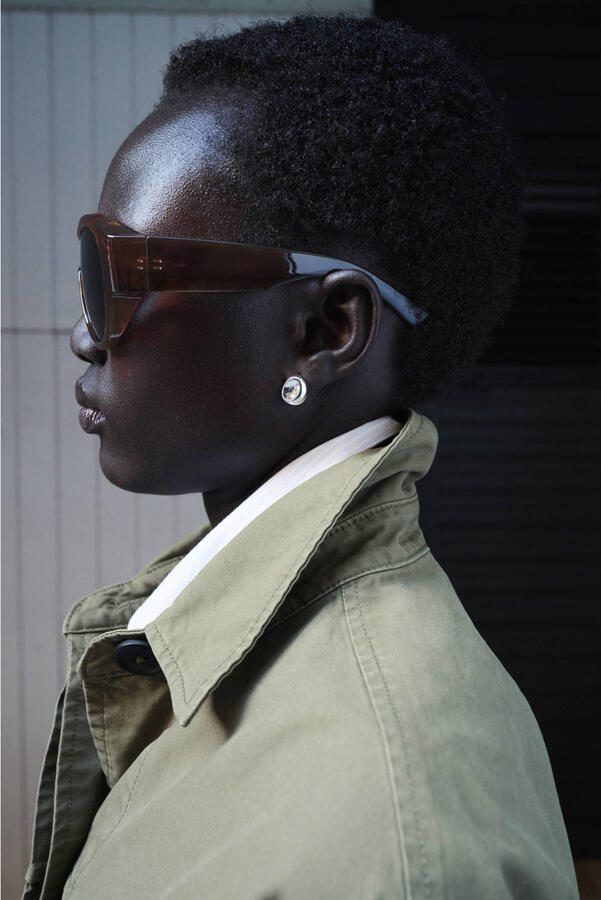 Mango denim parka lichtkaki - Foto 3
