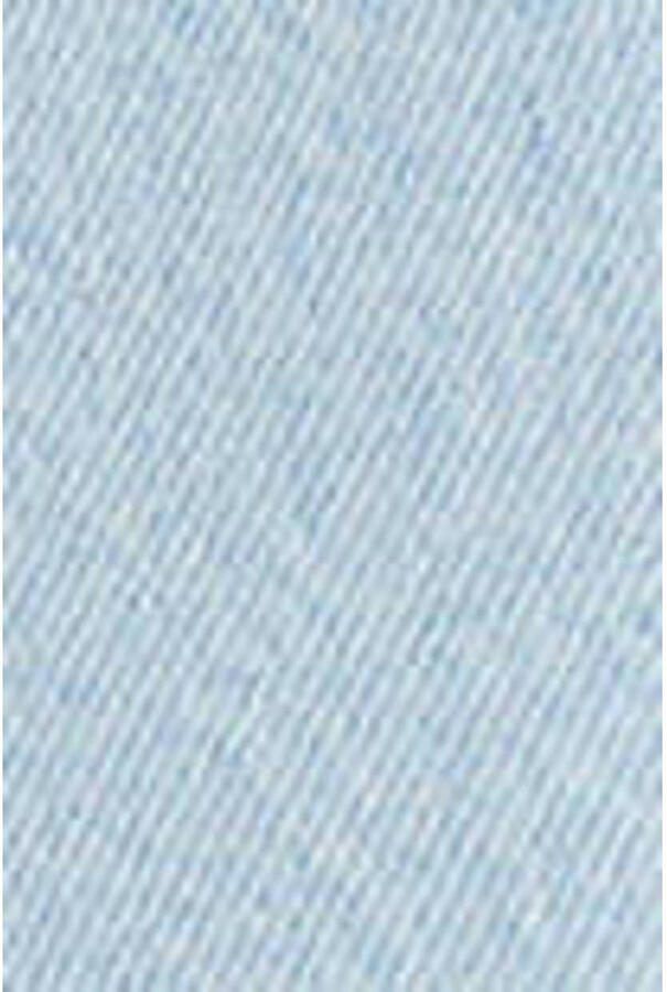 Mango denim regular waist straight leg bermuda short lichtblauw - Foto 2