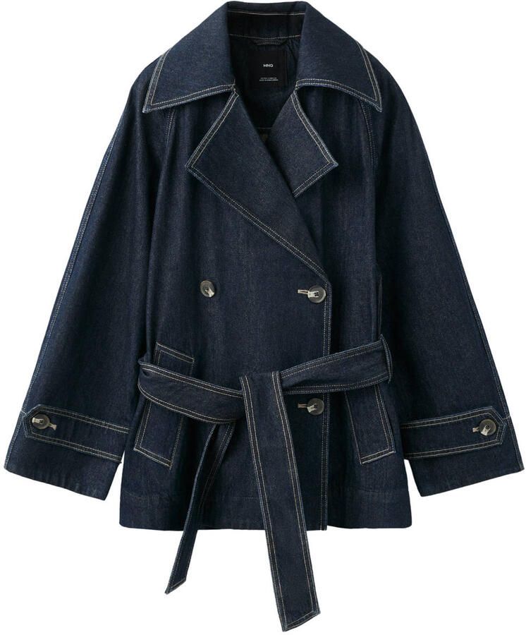 Mango denim spijkerjas dark blue denim - Foto 2