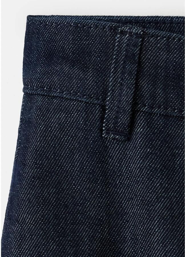 Mango flared broek donkerblauw - Foto 3