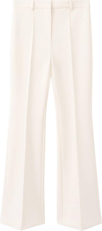 Mango flared broek ecru