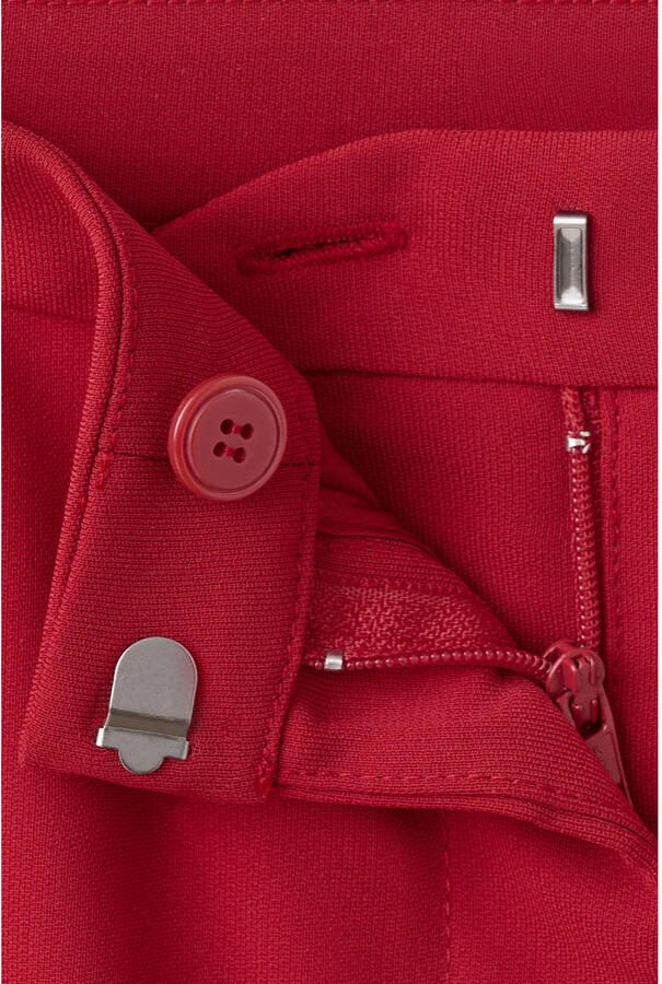 Mango flared broek rood - Foto 2