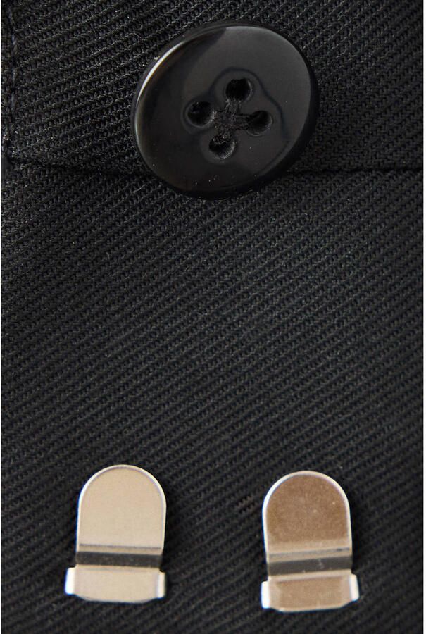 Mango flared broek zwart - Foto 3
