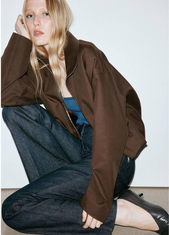 Mango flared jeans dark blue denim - Foto 2