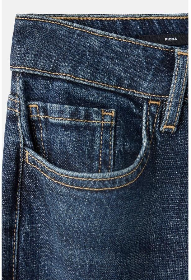 Mango flared jeans donkerblauw denim - Foto 2