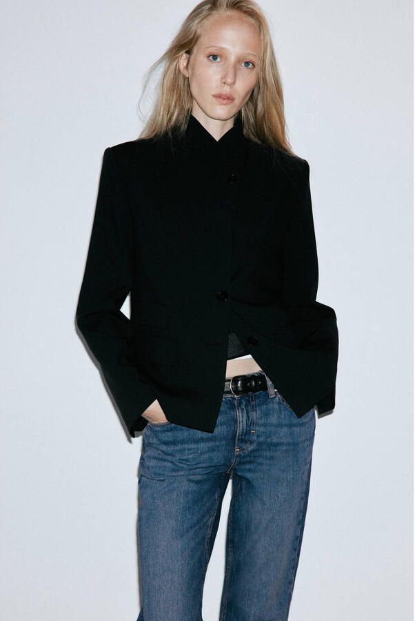 Mango flared jeans donkerblauw - Foto 3