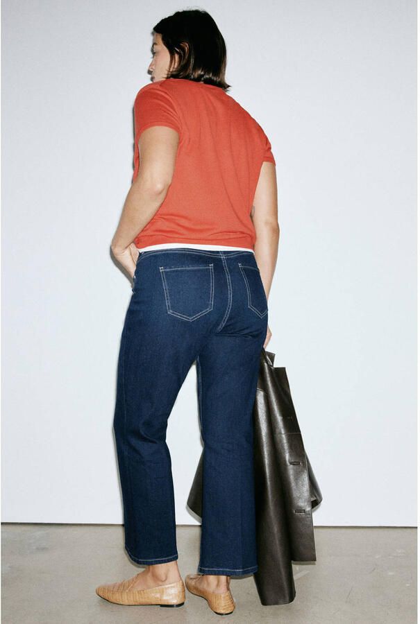 Mango flared jeans donkerblauw - Foto 2