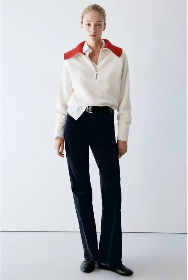 Mango flared jeans donkerblauw - Foto 2