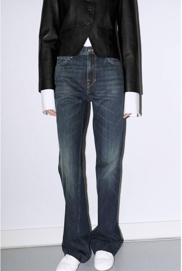 Mango flared jeans medium blue