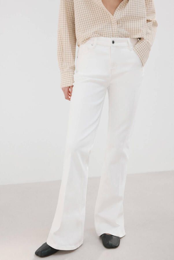 Mango flared jeans wit