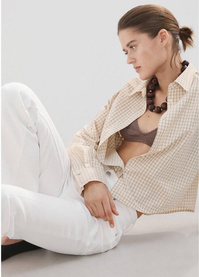 Mango flared jeans wit - Foto 2