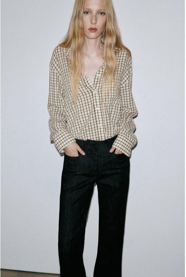 Mango flared jeans zwart