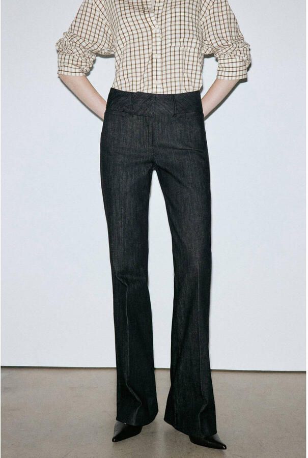 Mango flared jeans zwart - Foto 3