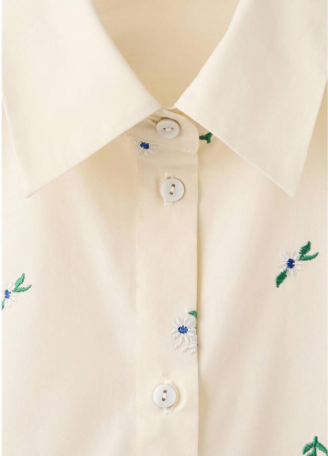 Mango gebloemde blouse lichtgeel - Foto 3