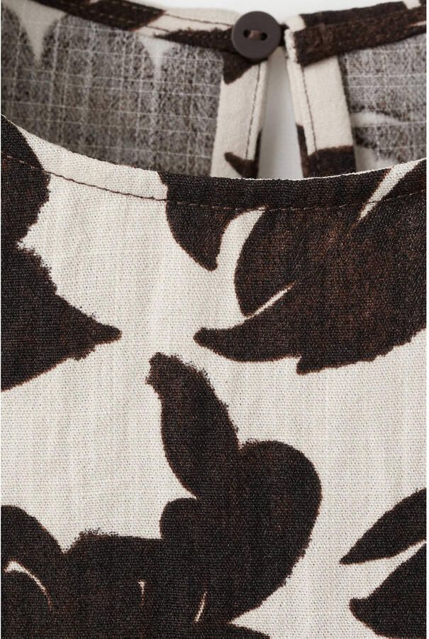 Mango gebloemde blousetop bruin - Foto 2