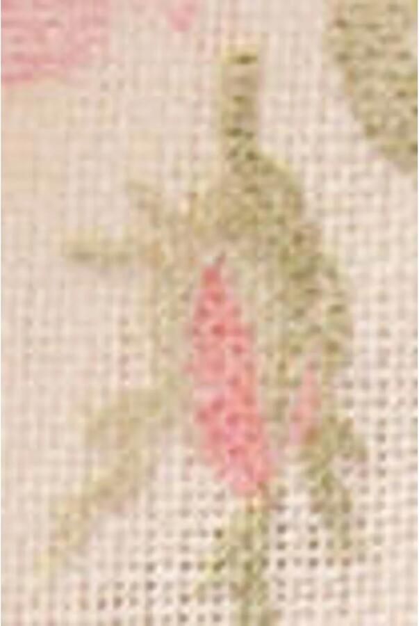Mango gebloemde top met open rug ecru - Foto 3