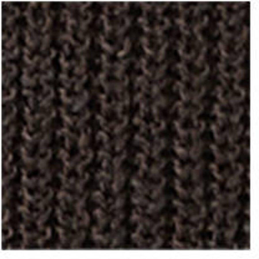 Mango gebreid top donkerbruin - Foto 2