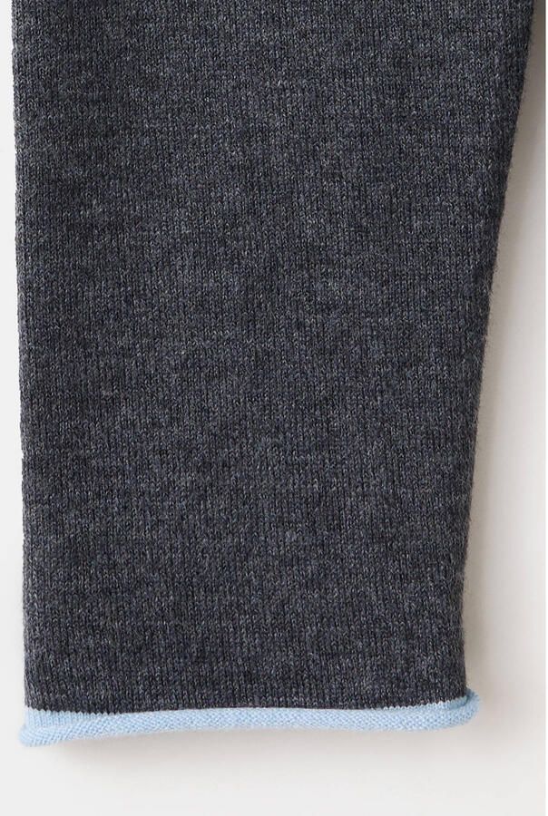 Mango gebreid vest met wol grijs - Foto 3