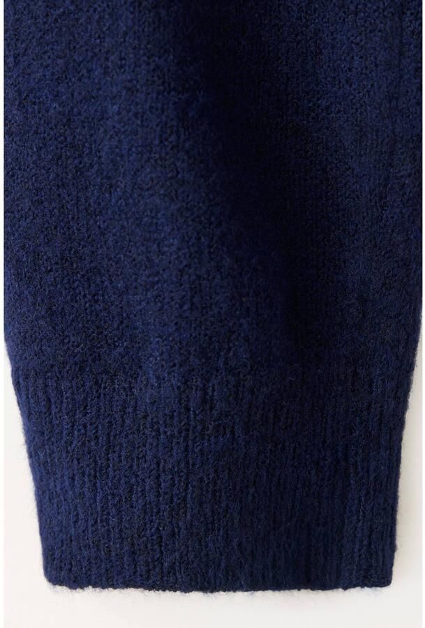 Mango gebreid vest met wol marineblauw - Foto 3