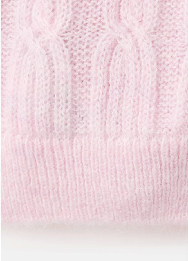 Mango gebreid vest roze - Foto 2