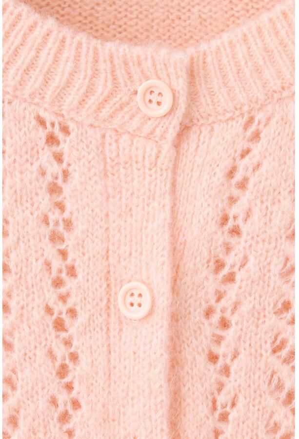 Mango gebreid vest roze - Foto 2
