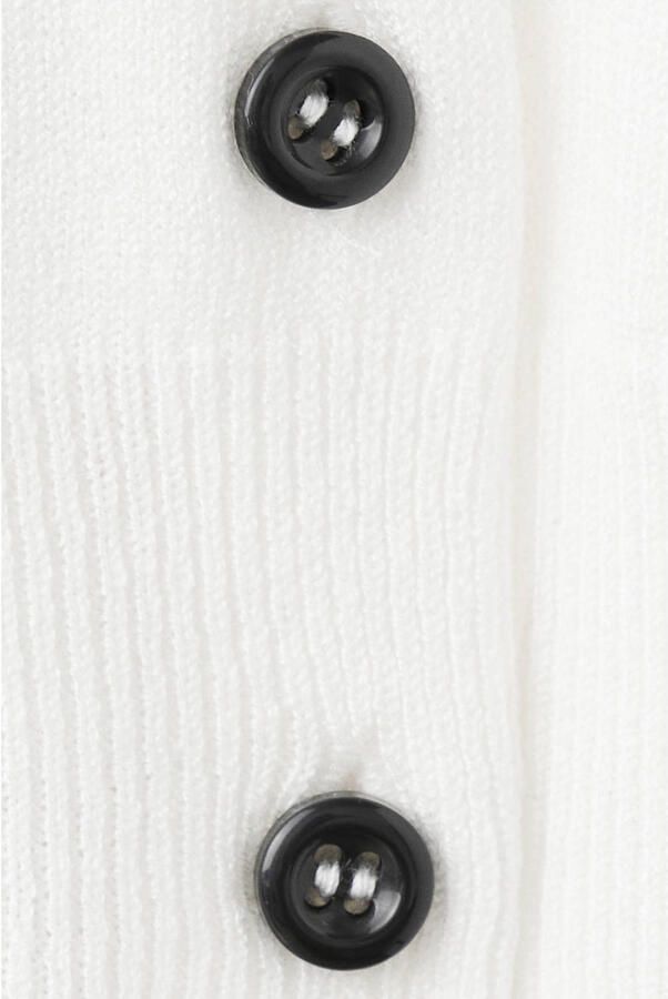 Mango gebreid vest wit - Foto 3