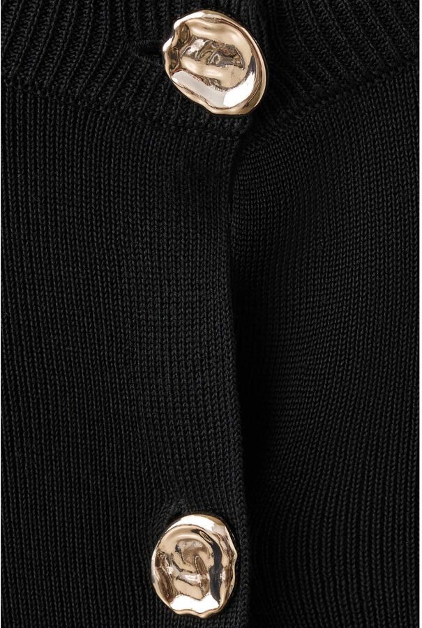Mango gebreid vest zwart - Foto 2