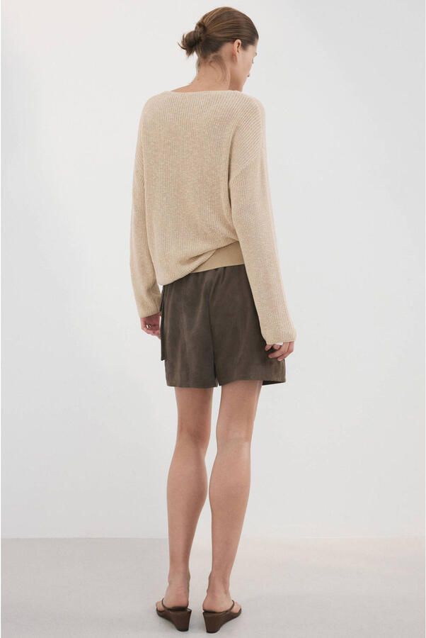 Mango gebreide trui beige - Foto 2