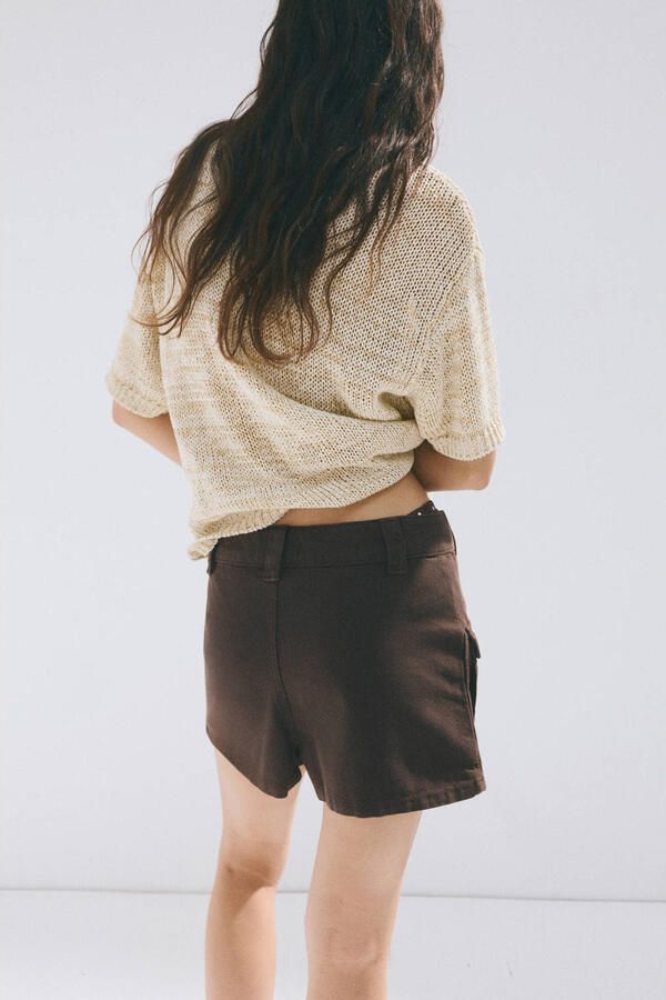 Mango gebreide trui beige - Foto 3