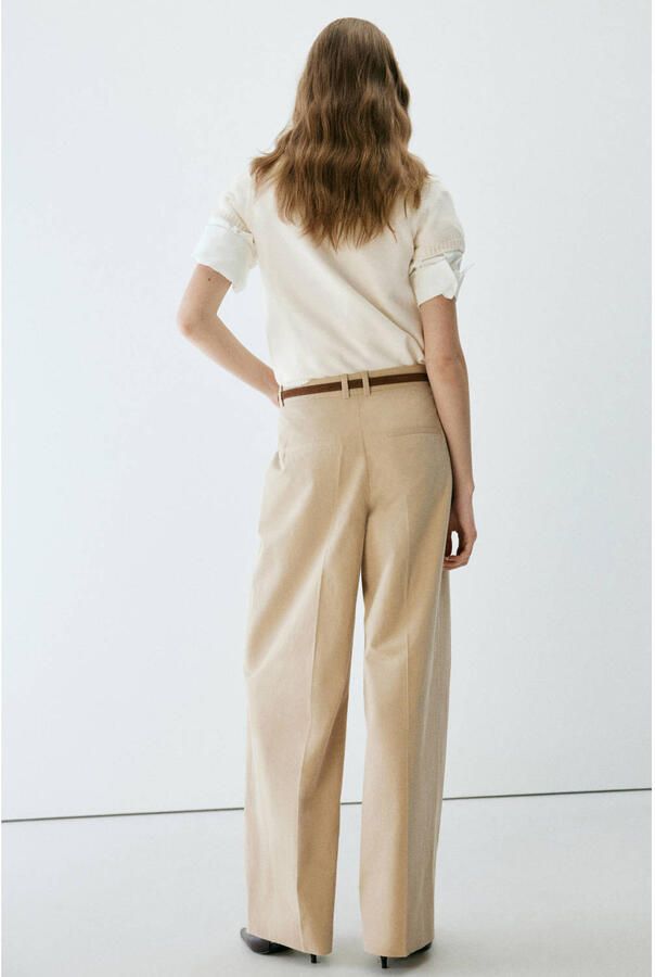 Mango gebreide trui beige - Foto 2