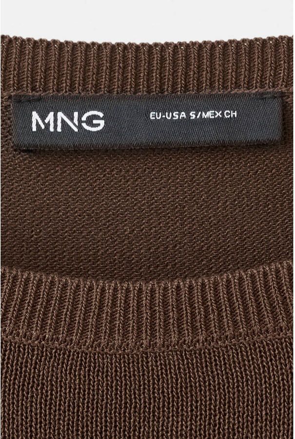 Mango gebreide trui bruin - Foto 2