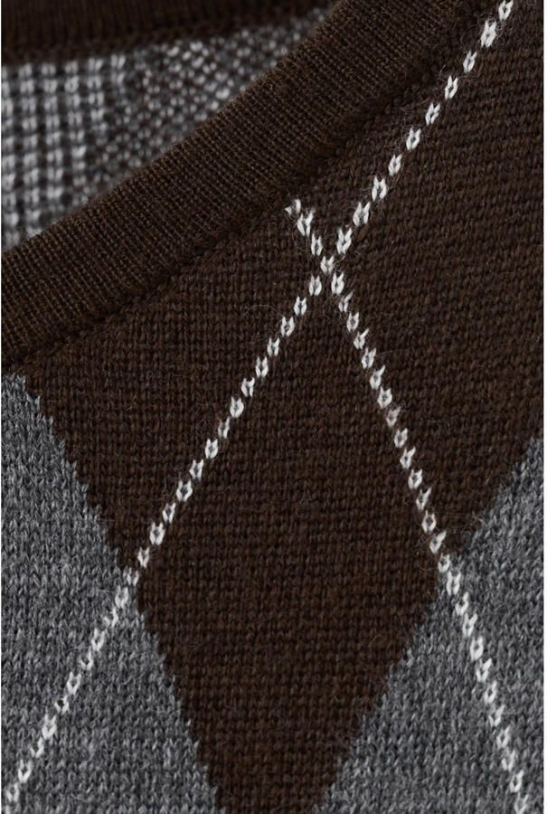 Mango geruit pullover grijs - Foto 2