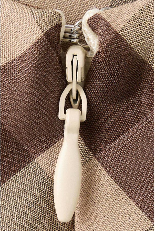 Mango geruite midi rok bruin - Foto 2