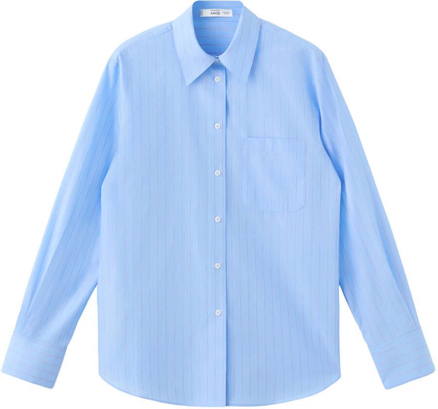 Mango gestreepte blouse blauw - Foto 2